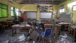 Sekolah di Sidoarjo Rusak Diterjang Angin Kencang