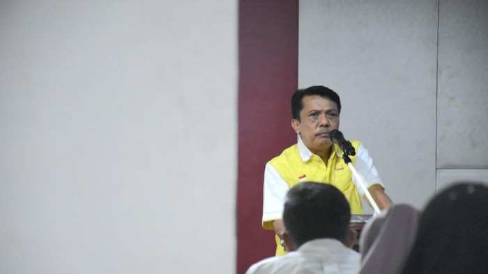 Sekretaris Golkar Makassar Wahab Tahir.
