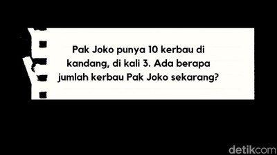Tak Harus Jenius untuk Jawab Teka-teki Ini, Benar Semua Malah Mencurigakan!