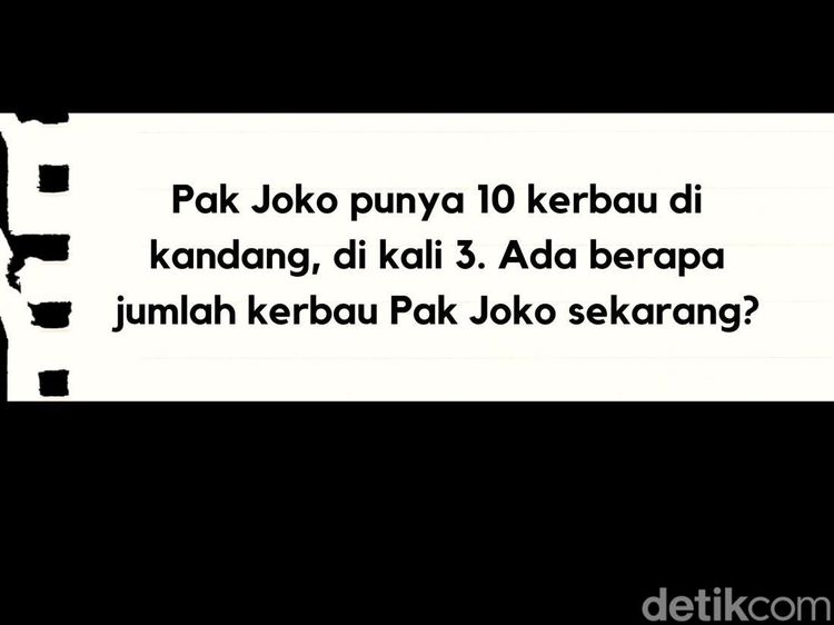 Tak Harus Jenius untuk Jawab Teka-teki Ini, Benar Semua Malah Mencurigakan!