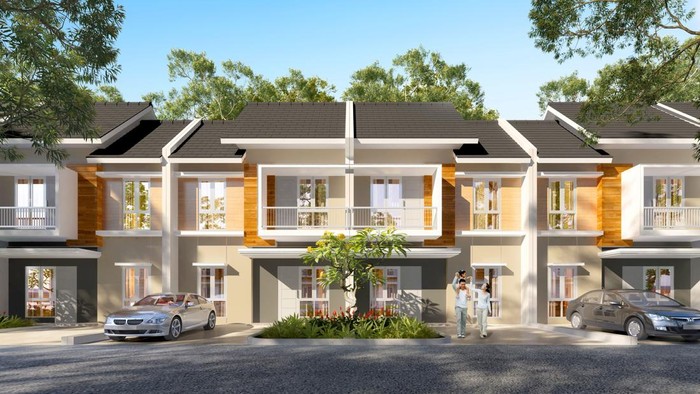 Tampilan rumah di Paradise Serpong City 2