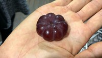 Cocok disebut grumpkin alias grape pumpkin, bentuk anggur ini menyerupai labu mini. Rasanya sayang dimakan! Foto: Bored Panda