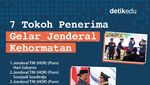 Infografis: 7 Tokoh Penerima Gelar Jenderal Kehormatan