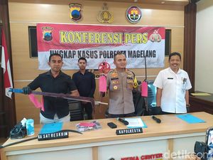 Bawa Sajam buat Tawuran, 5 Anak Diamankan di Mapolresta Magelang