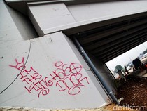 Baru Beroperasi, STS Martadinata Tangsel Sudah Dicorat-coret