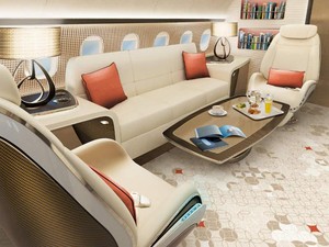 Mewah! Begini Dalaman Kabin Pesawat Boeing yang Dibeli Haji Isam