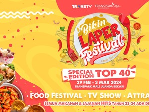 Hadir Kembali! Bikin Laper Festival, Ada 40 Tenant Kuliner Enak