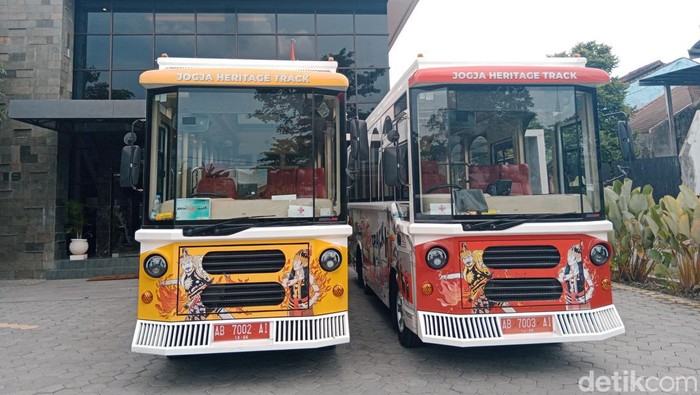 Bus wisata gratis di Yogyakarta Bus Jogja Heritage Track (JHT