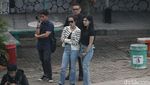 Ekspresi Tamara Tyasmara saat Rekonstruksi Kematian Dante