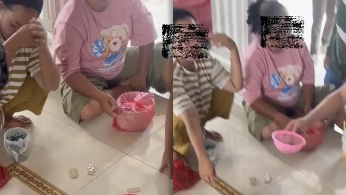 Emak-emak di Belitung ditangkap saat main judi dengan kelereng.
