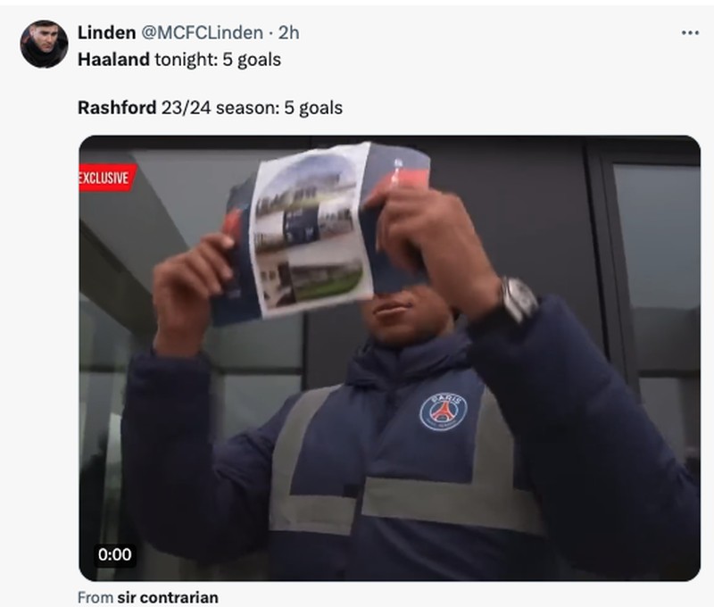 Haaland vs Rashford