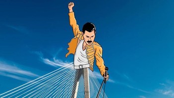 Freddie Mercury beraksi. Foto: Robin Yayla