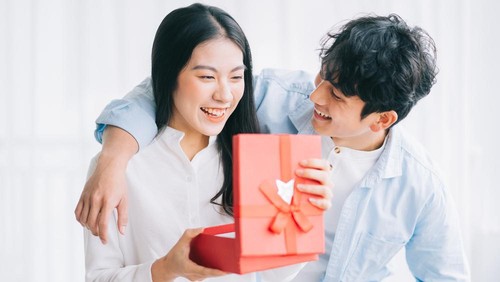 Ilustrasi kado valentine