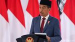 Potret Jokowi Buka Rapim TNI-Polri di Mabes Cilangkap