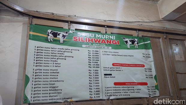 Kedai Susu Murni Silihwangi, Kota Bandung