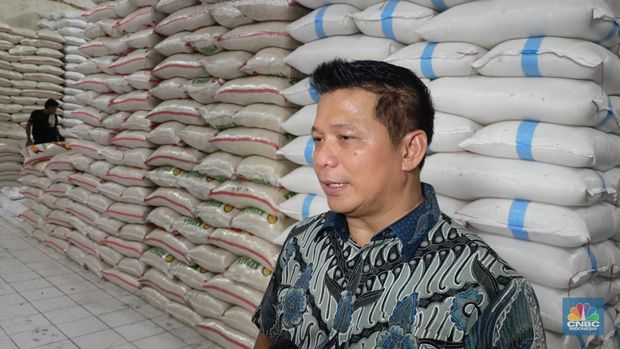 Ketua DPD Persatuan Penggilingan Padi dan Pengusaha Beras Indonesia (Perpadi) Nellis Soekidi. (CNBC Indonesia/Ferry Sandi)