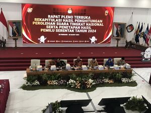 Sempat Diskors, Rapat Pleno Rekapitulasi Suara Pemilu 2024 Dilanjutkan