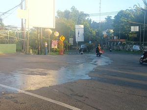 Lalin Jalan Wonosari Pagi Ini Lancar, Anak SMP Dilarang Kendarai Motor!