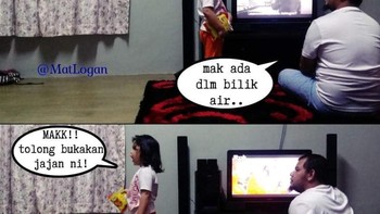 Anak. Apa-apa yang dicari di rumah ya pasti mamanya. Foto: Instagram/MatLogan