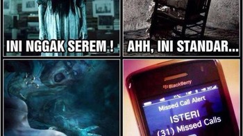 Lebih horor dari rajanya horor. Foto: Instagram