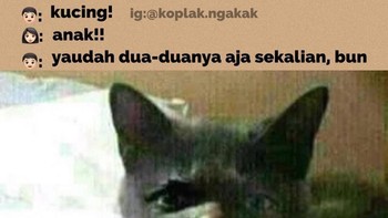 Yang penting sudah dirembukkan. Foto: Instagram/koplak.ngakak