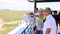 Selain menjadi pusat pemerintahan, AHY mengatakan IKN juga akan menjadi pusat kemajuan bangsa. Dia berharap ke depannya akan menghadirkan kebijakan yang dapat meningkatkan kesejahteraan masyarakat dan memajukan perekonomian. (Foto: Dok. Kementerian ATR/BPN)