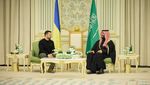 Potret Presiden Ukraina Zelensky Bertemu Putra Mahkota Arab Saudi