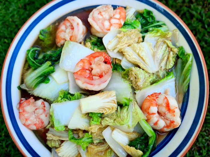Resep Tumis Sawi dan Udang