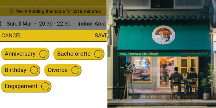 Unik! Restoran Ini Tawarkan Reservasi Khusus Perceraian