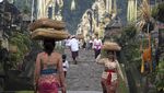 Suasana Perayaan Galungan di Desa Penglipuran Bali