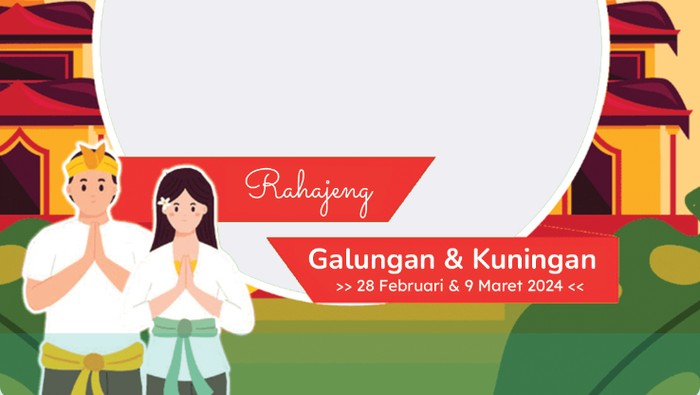 Twibbon Galungan dan Kuningan 2024
