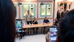 Intip Gaya AHY Ngemal Perdana Bareng Jokowi di Samarinda