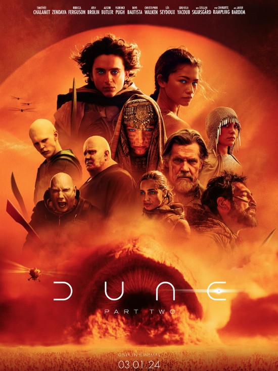 Cuplikan adegan Dune: Part Two.