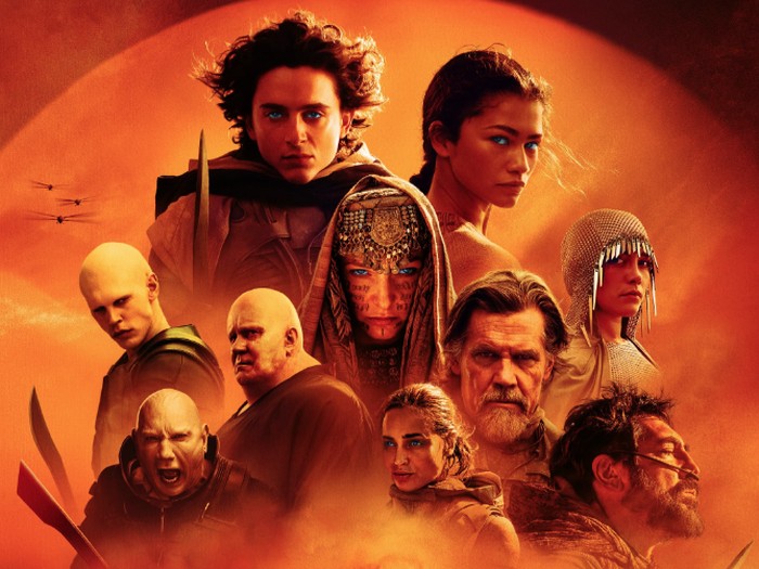 Cuplikan adegan Dune: Part Two.