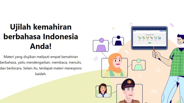 Ilustrasi UKBI. Ini perbedaan siswa yang pernah mengikuti UKBi atau tidak ternyata miliki prestasi yang baik.
