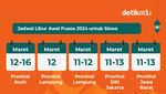 Infografis: Ramadhan Segera Tiba! Ini Jadwal Libur Awal Puasa 2024 untuk Siswa