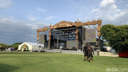 Joyland Festival Bali 2024 di Peninsula Island, Kamis (29/2/2024). (Siti Mu’amalah)