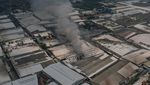 Foto-foto Kebakaran Pabrik Kahatex di Sumedang