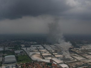 Kebakaran di Pabrik Kahatex Sumedang Padam