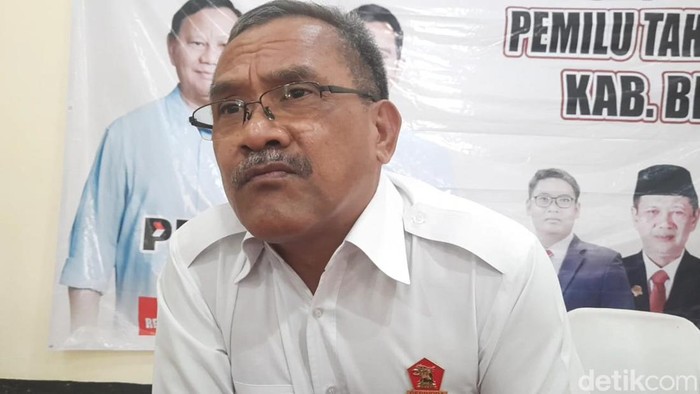 Ketua DPC Partai Gerindra Blora Djoko Nugroho saat ditemui Kamis (29/2/2024).