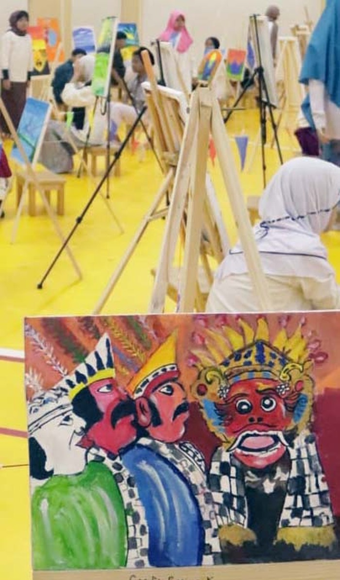 Melihat Pameran Lukisan Karya Siswa SD Muhammadiyah SD Muhammadiyah 5 (Muma) Jakarta menggelar pameran lukisan. Pameran karya siswa/i kelas 6 ini bertema