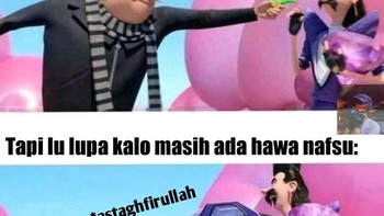 Harus bisa jaga hawa nafsu juga. Foto: Facebook/bisma.saputra.33671  