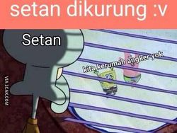 Meme Kocak Setan, Kelakuan Manusia Bikin Heran Makhluk Lain