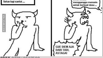 Perasaan lagi santai daritadi. Foto: 1cak