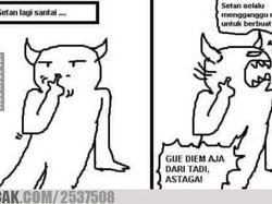 Meme Kocak Setan, Kelakuan Manusia Bikin Heran Makhluk Lain