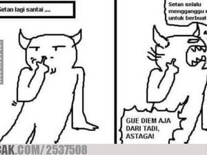 Meme Kocak Setan, Kelakuan Manusia Bikin Heran Makhluk Lain