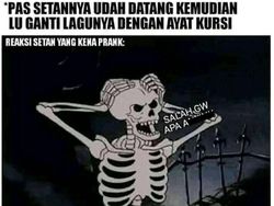 Meme Kocak Setan, Kelakuan Manusia Bikin Heran Makhluk Lain