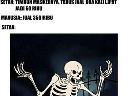 Meme Kocak Setan, Kelakuan Manusia Bikin Heran Makhluk Lain