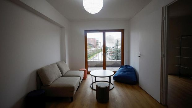 General view of accommodation buildings for athletes inside the Olympic and Paralympic Village ahead of the Paris 2024 Olympic Games in Saint-Ouen-sur-Seine near Paris, France, February 26, 2024. REUTERS/Sarah Meyssonnier