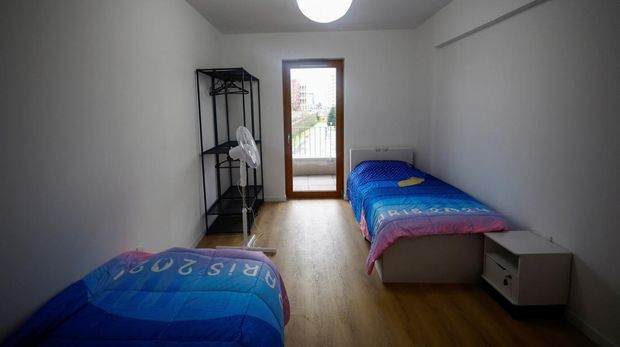 General view of accommodation buildings for athletes inside the Olympic and Paralympic Village ahead of the Paris 2024 Olympic Games in Saint-Ouen-sur-Seine near Paris, France, February 26, 2024. REUTERS/Sarah Meyssonnier